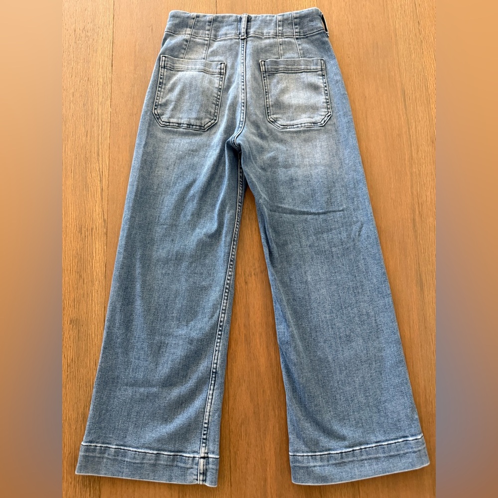 Maeve Light Blue Wide-Leg Jeans - Picture 2 of 3
